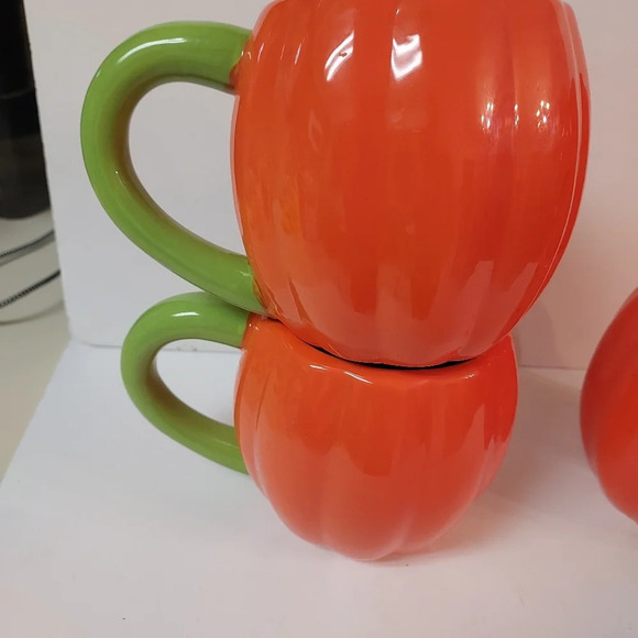 Gibson Home Kookoomon Pumpkin Mug Set of 4 - Picture 7 of 10